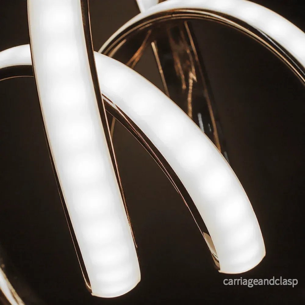 InfinityGlow – LED Spiral Table Lamp med oändlig design | Veska - Bild 3