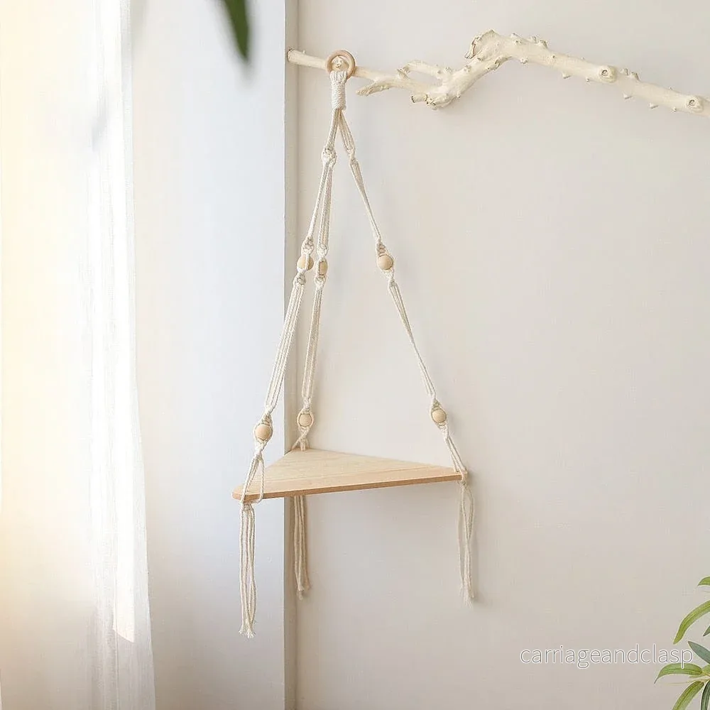 Triangle Macrame Vägskåp | Veska Triangle Macrame Vägskåp | Veska