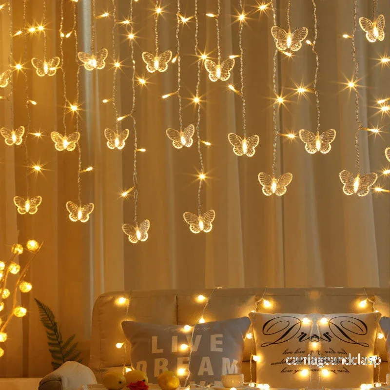 Butterfly LED Gardin Lampor | Veska Butterfly LED Gardin Lampor | Veska