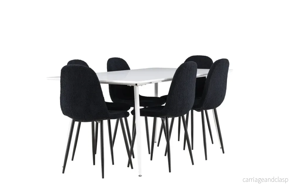 Polar & Silar Matgrupp Svart/Vit - Bild 2