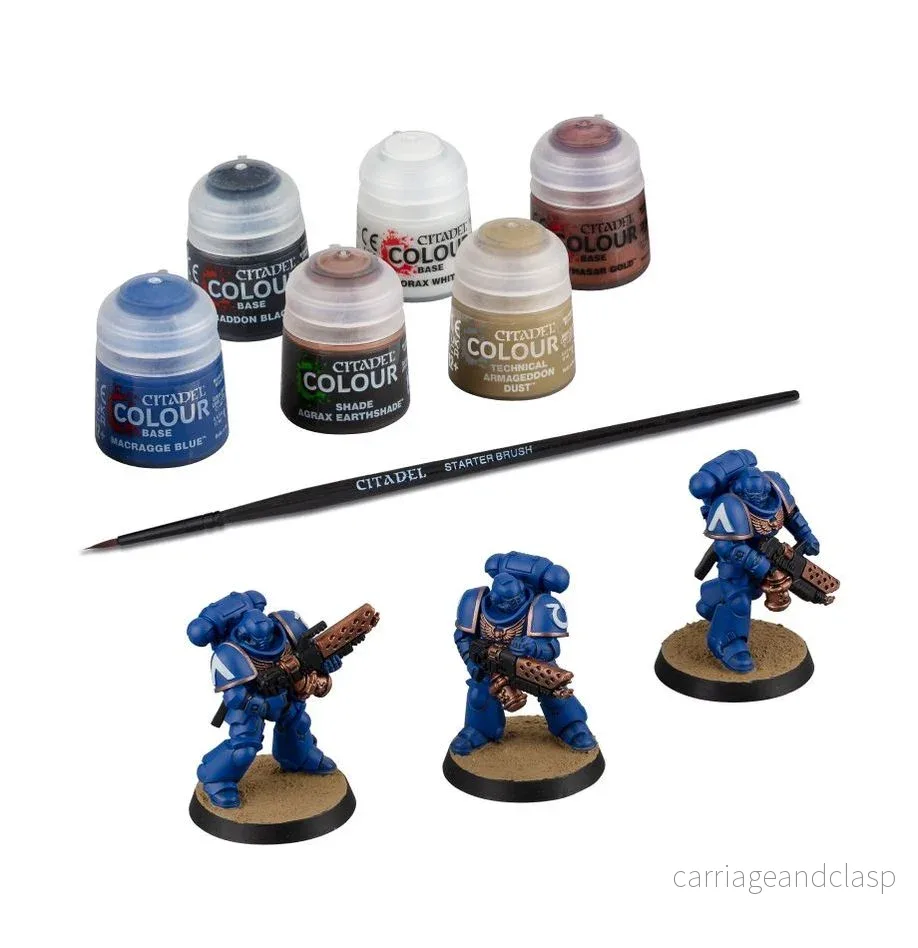 Warhammer: 40,000 - Space Marines - Infernus Marines - Paints Set - Bild 2