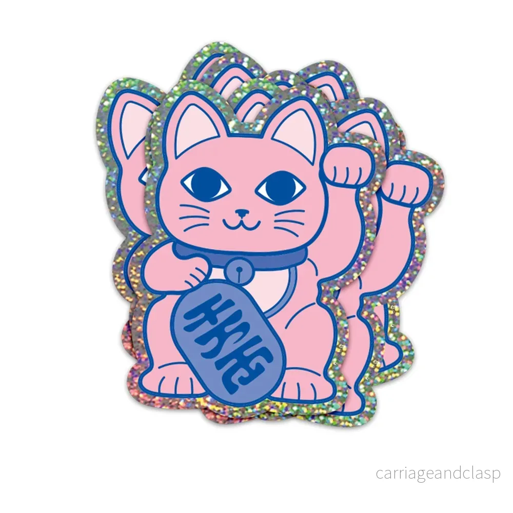 Klistermärke Maneki Neko Lyckokatt Klistermärke Maneki Neko Lyckokatt