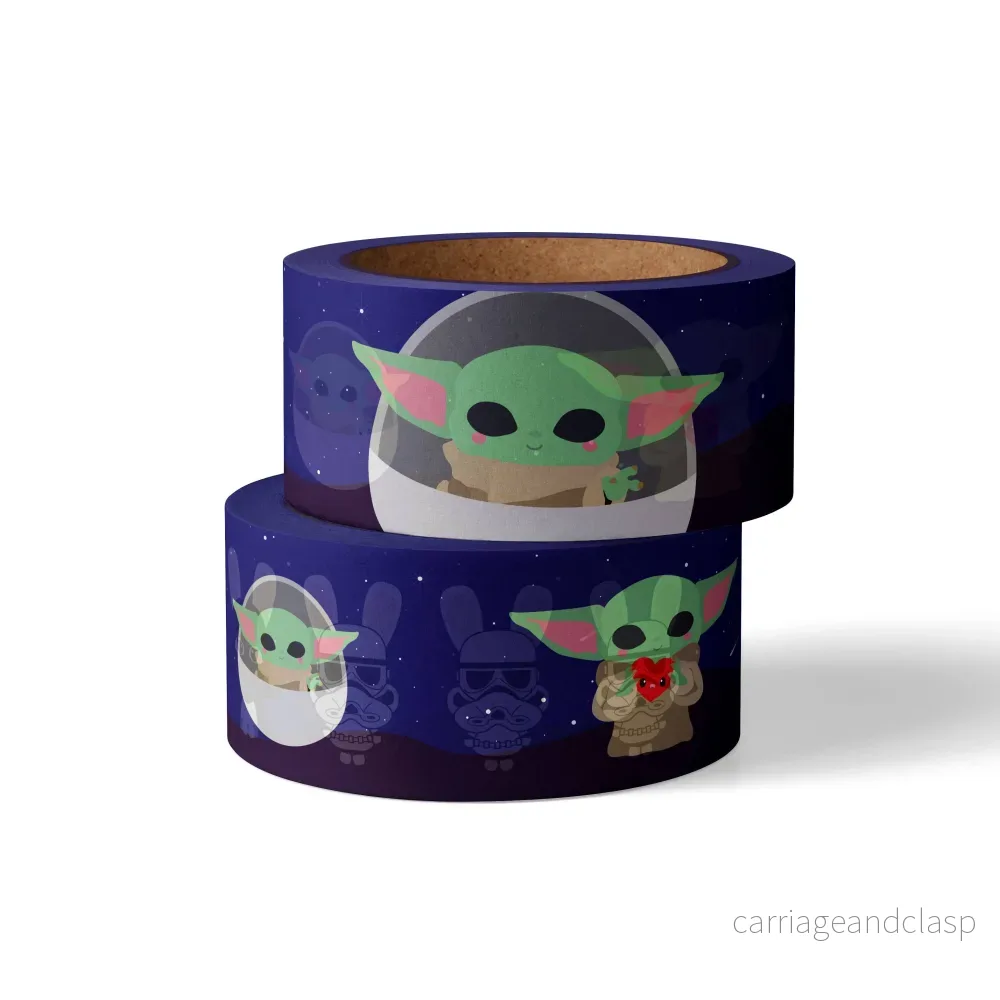 Washi-tejp Baby Yoda Grogu från Mandalorian Washi-tejp Baby Yoda Grogu från Mandalorian
