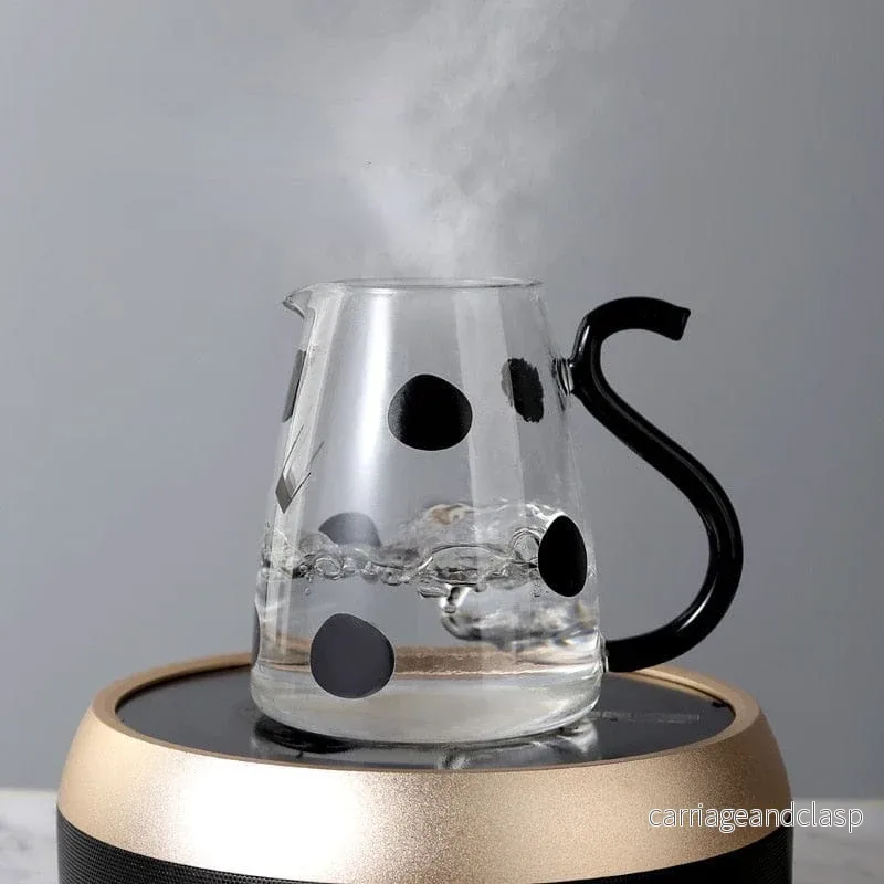 Cow Borosilikatglas Teapot Set | Veska - Bild 3