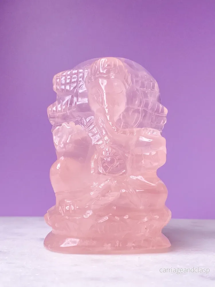 Rosenkvarts Ganesha
