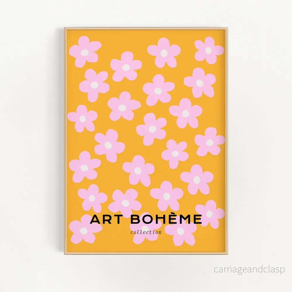 Art Boheme-Pink Bloom Garden | Veska Art Boheme-Pink Bloom Garden | Veska