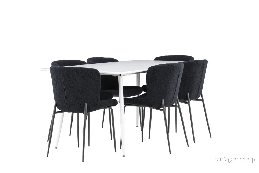 Silar & Modesto Matgrupp Vit/Svart - Bild 2