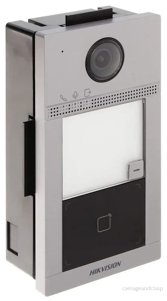 Hikvision DS-KV8413-WME1/FLUSH Infälld 4 ringknappar IR-belysning PoE 12 V - Bild 2