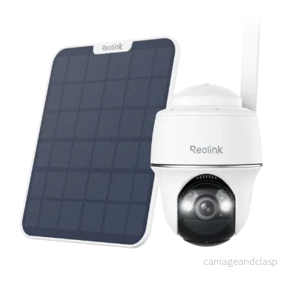Reolink G430 + Solpanel 2, Trådlös 4G Pan/Tilt-kamera med smart detektering