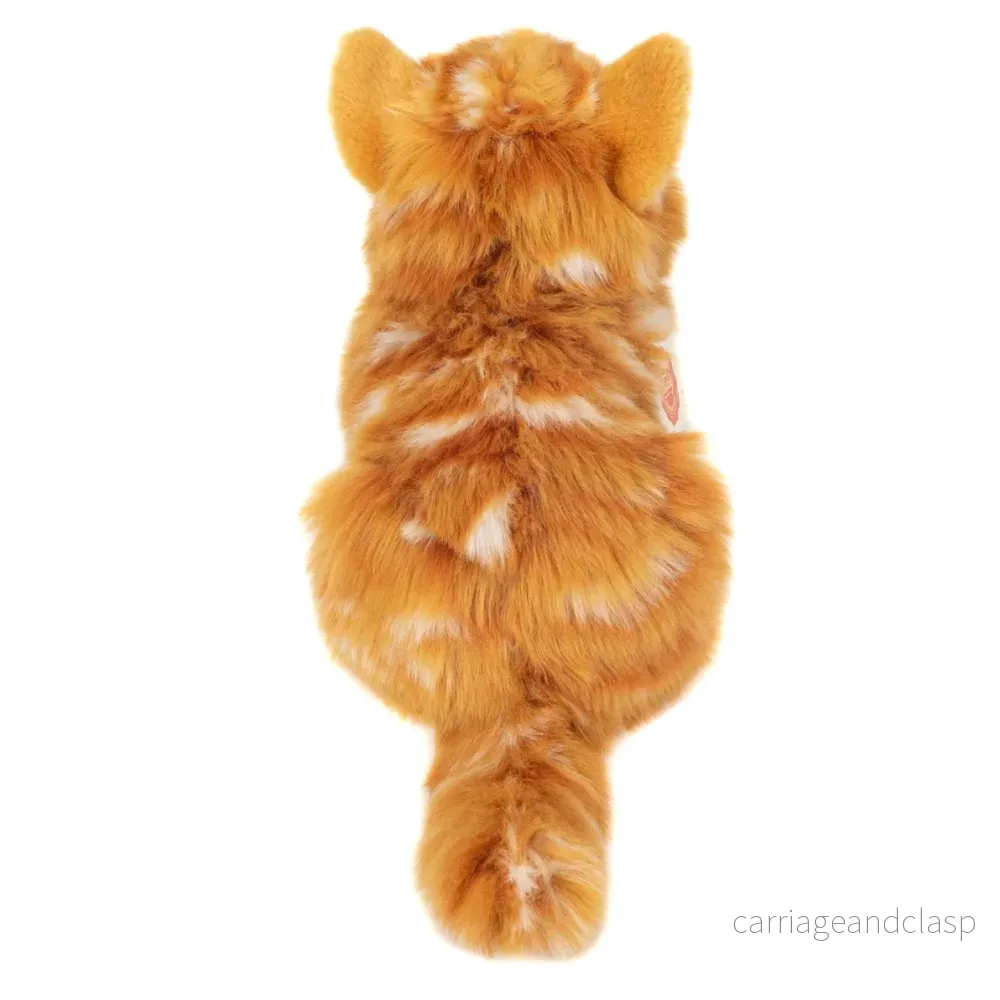 Hermann Teddy - Röd Tabby Katt Vilande Gosedjur - Bild 3