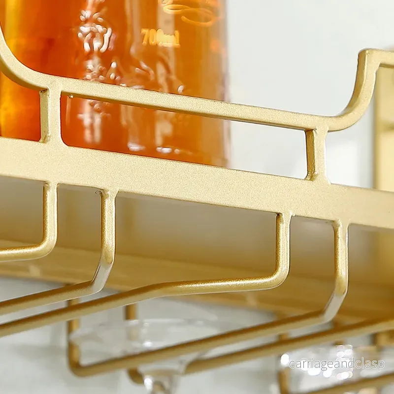 Modern väggvinrack med glashållare Funktionell & elegant | Veska - Bild 3