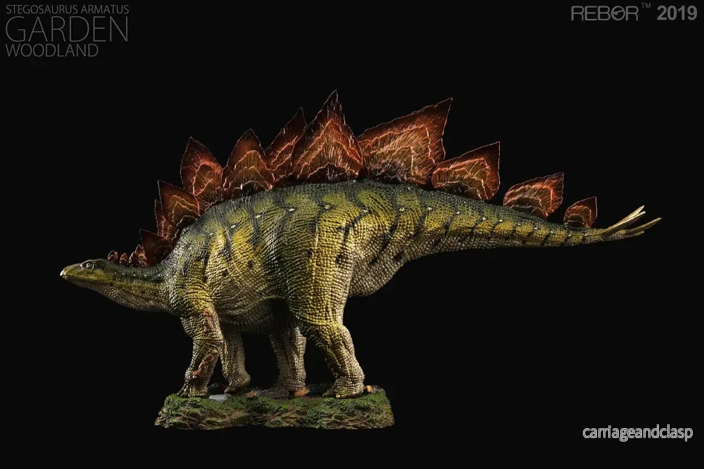 REBOR 1:35 Male Stegosaurus Garden Woodland Armatus Museum Class Replica - Bild 2