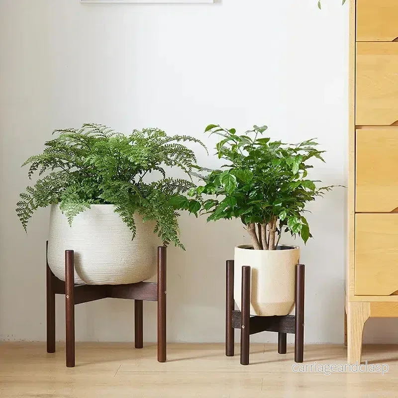 Wood Plant Stand - Mångsidig hylla för växter | Veska - Bild 3