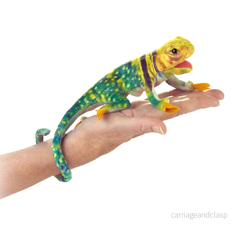 Folkmanis® Puppets - Mini Lizard, Collared (Halsbandsleguan)