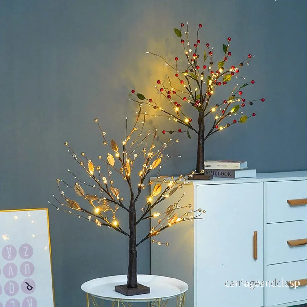 LED Lampa Träd Rustik PVC Bordslampa | Veska - Bild 3