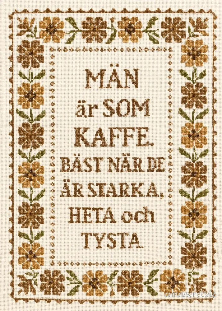 Män är som kaffe...