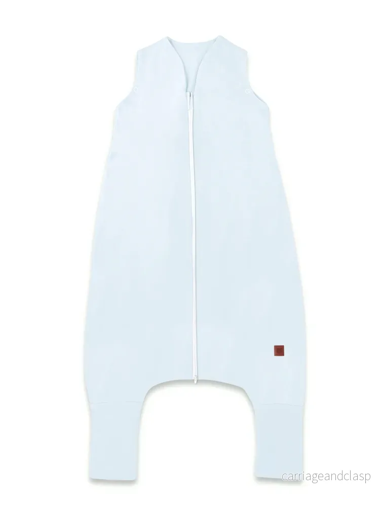 MimiNu Sovpåse med fötter, Baby Blue - Bild 3