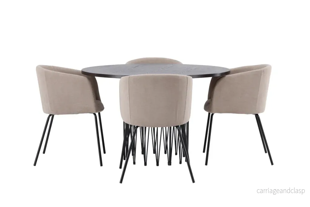 Berit & Stone Matgrupp Beige/Mocka - Bild 3