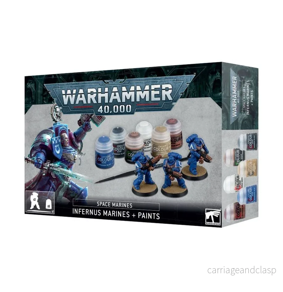Warhammer: 40,000 - Space Marines - Infernus Marines - Paints Set
