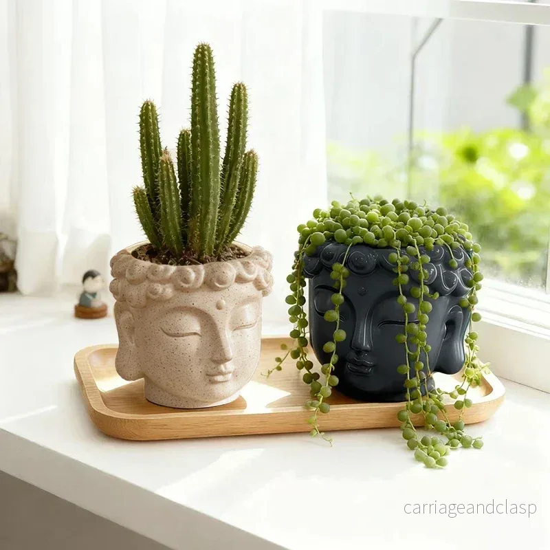 Zen Buddha Suculent Planter | Veska - Bild 3