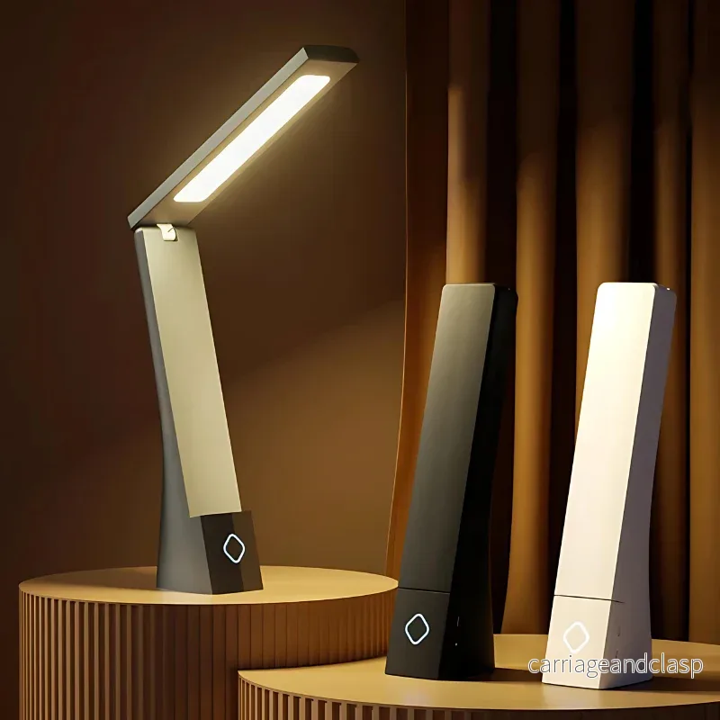 FoldLuxe – Fällbar LED Bordsampa | Touchkontroll & Modern Minimalistisk Design | Veska FoldLuxe – Fällbar LED Bordsampa | Touchkontroll & Modern Minimalistisk Design | Veska