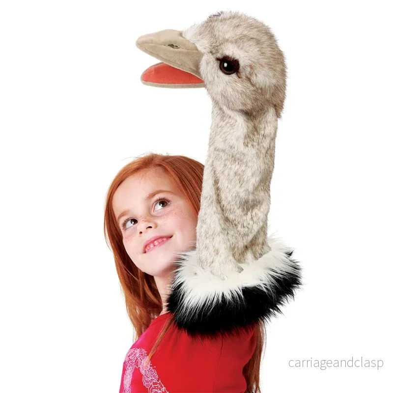 Folkmanis® Puppets - Ostrich Stage Puppet (Struts för dockteater) - Bild 3