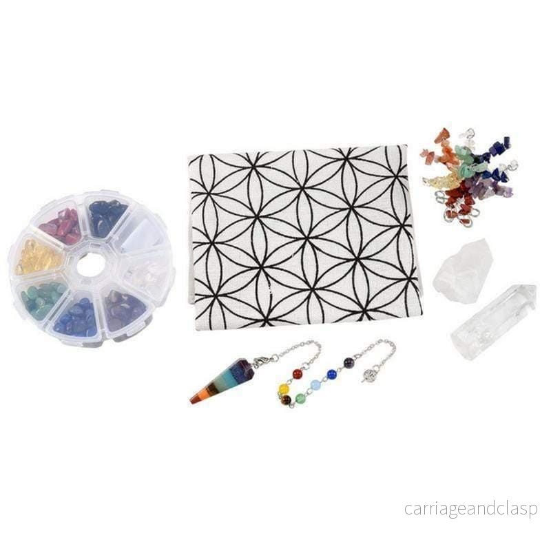 7 Chakra Healing Crystal Grid | Veska - Bild 2