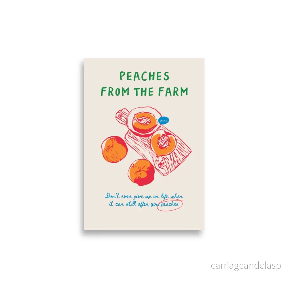 Persikor från gården | Veska Persikor från gården | Veska