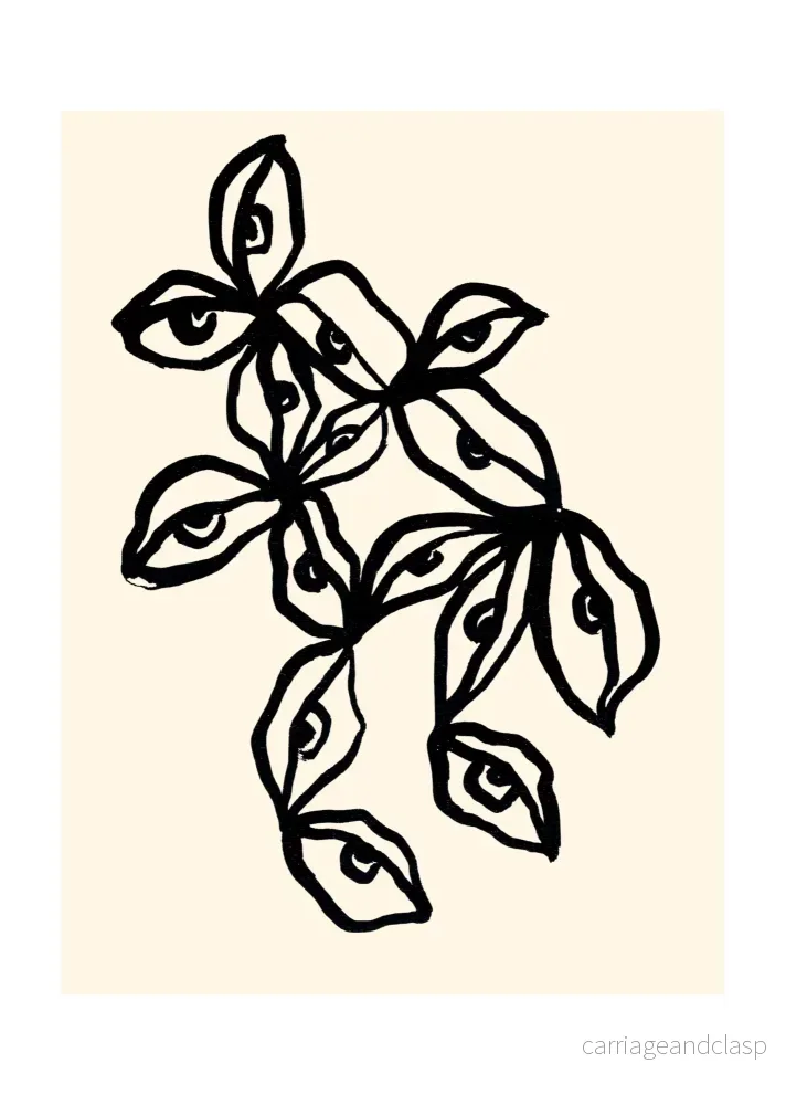 Flowing Eyes Beige Flowing Eyes Beige
