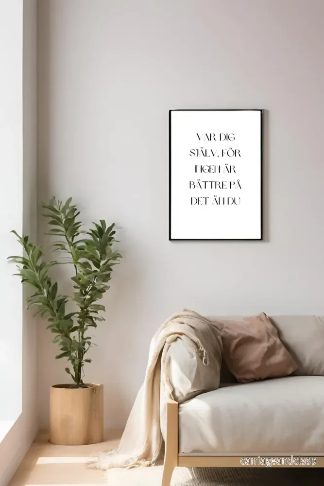 Poster - Var dig själv - Bild 2