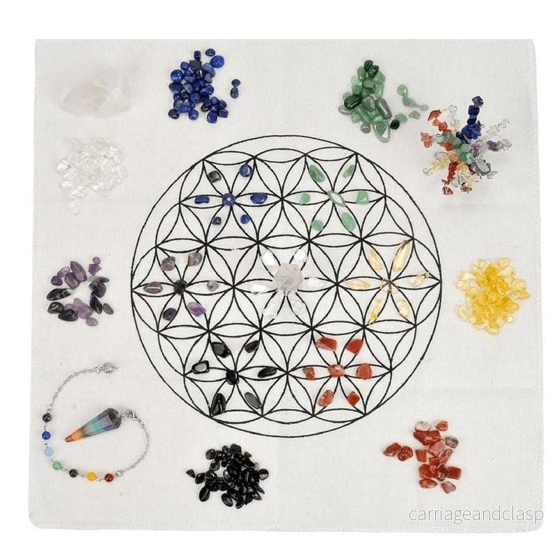 7 Chakra Healing Crystal Grid | Veska - Bild 3