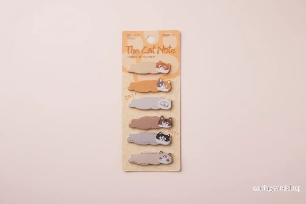 Mini post-it Index stickers katter Mini post-it Index stickers katter