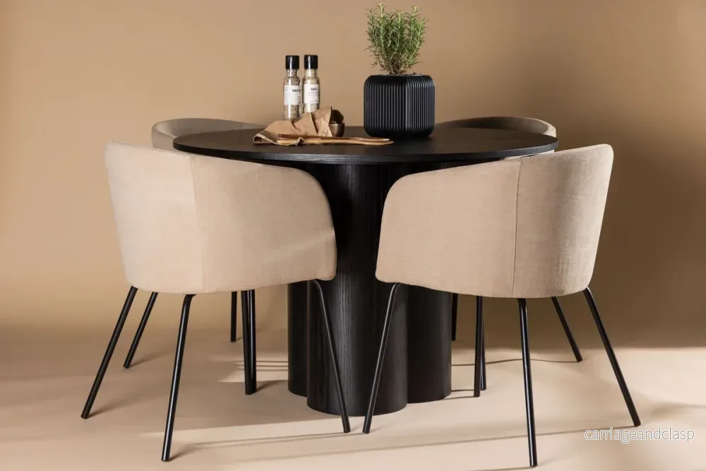 Berit & Olivia Matgrupp Beige/Svart