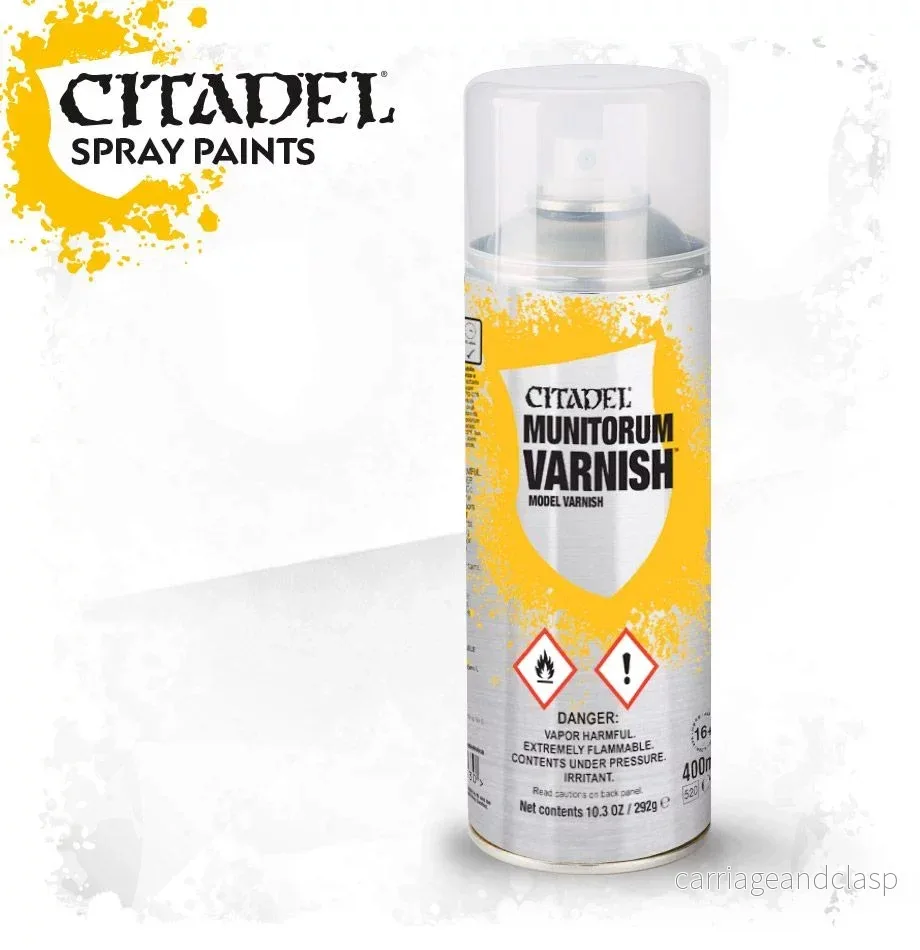 Warhammer: Citadel – Spray – Munitorum Varnish Warhammer: Citadel – Spray – Munitorum Varnish