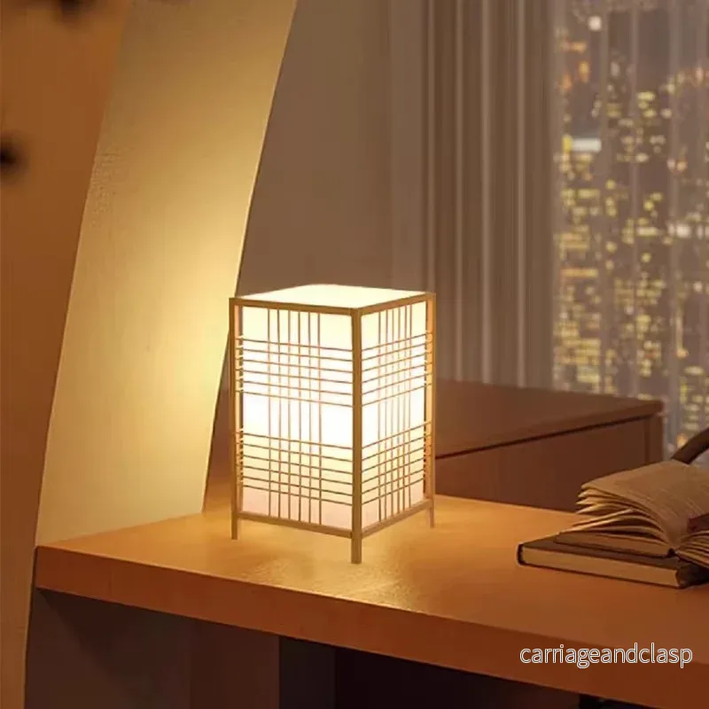 Zen-inspirerad bambulampa för sovrum och vardagsrum | Veska - Bild 3