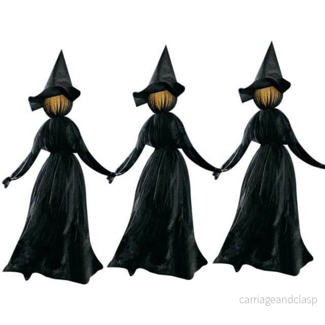 3Pcs Röststyrd Halloween Häxdekoration Ljusset | Veska 3Pcs Röststyrd Halloween Häxdekoration Ljusset | Veska
