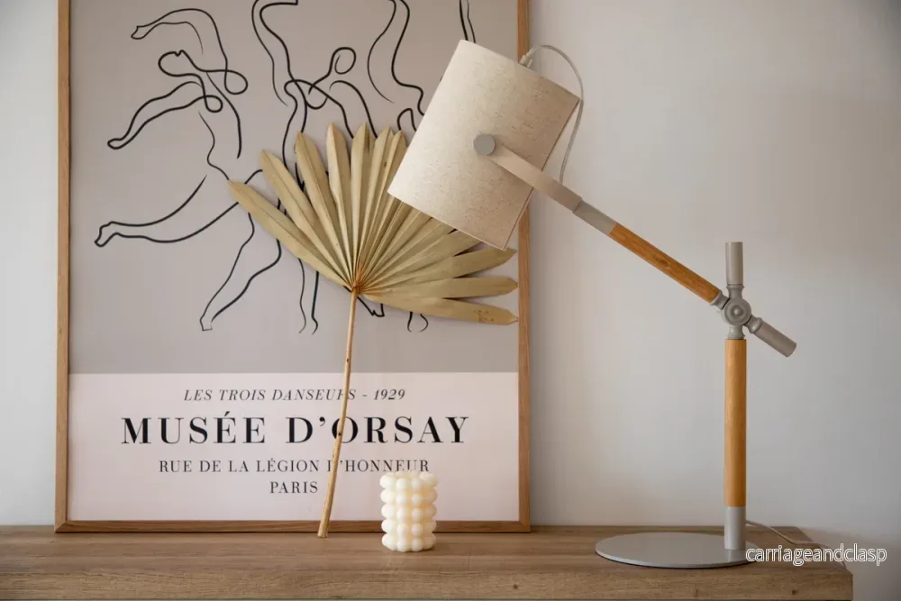 Dennis Bordslampa Beige