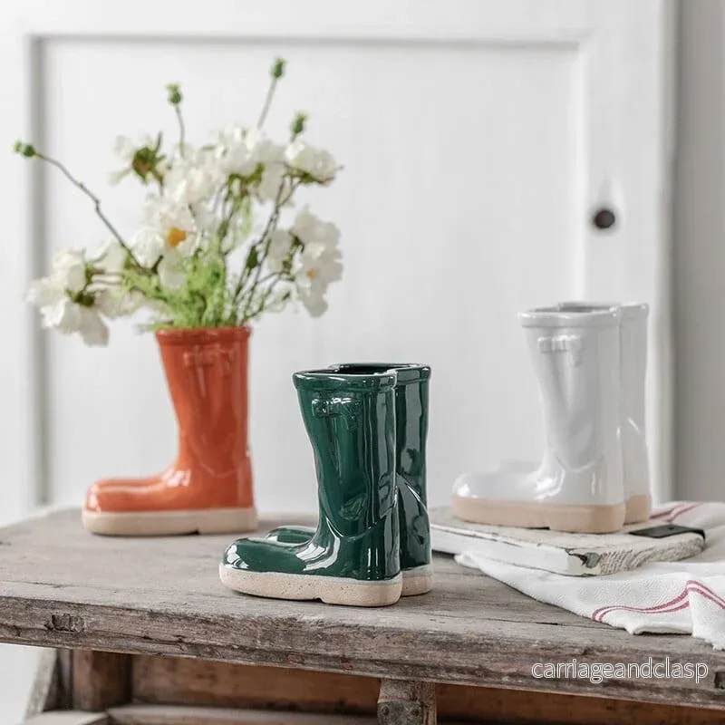 Boots Keramisk Blomm vas | Veska - Bild 2