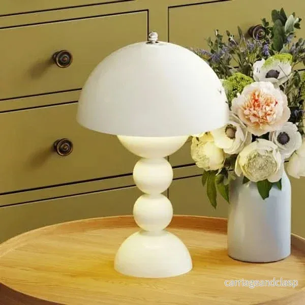 Nordisk uppladdningsbar blomma bärbar bordslampa | Veska - Bild 2