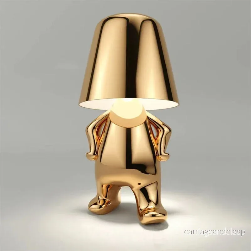 Modern Guld Metall LED Bordslampa | Veska - Bild 3