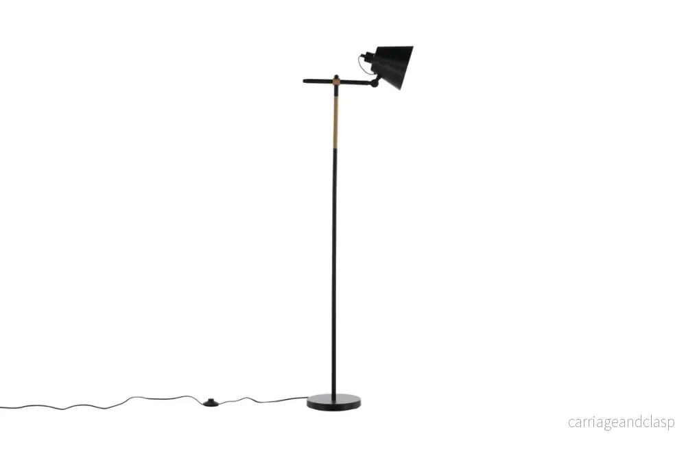Skott Golvlampa Svart - Bild 3