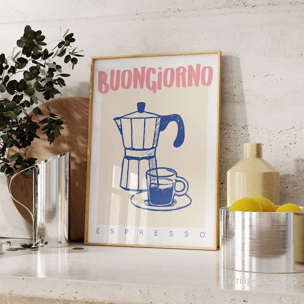 Buongiorno väggkonst | Veska Buongiorno väggkonst | Veska
