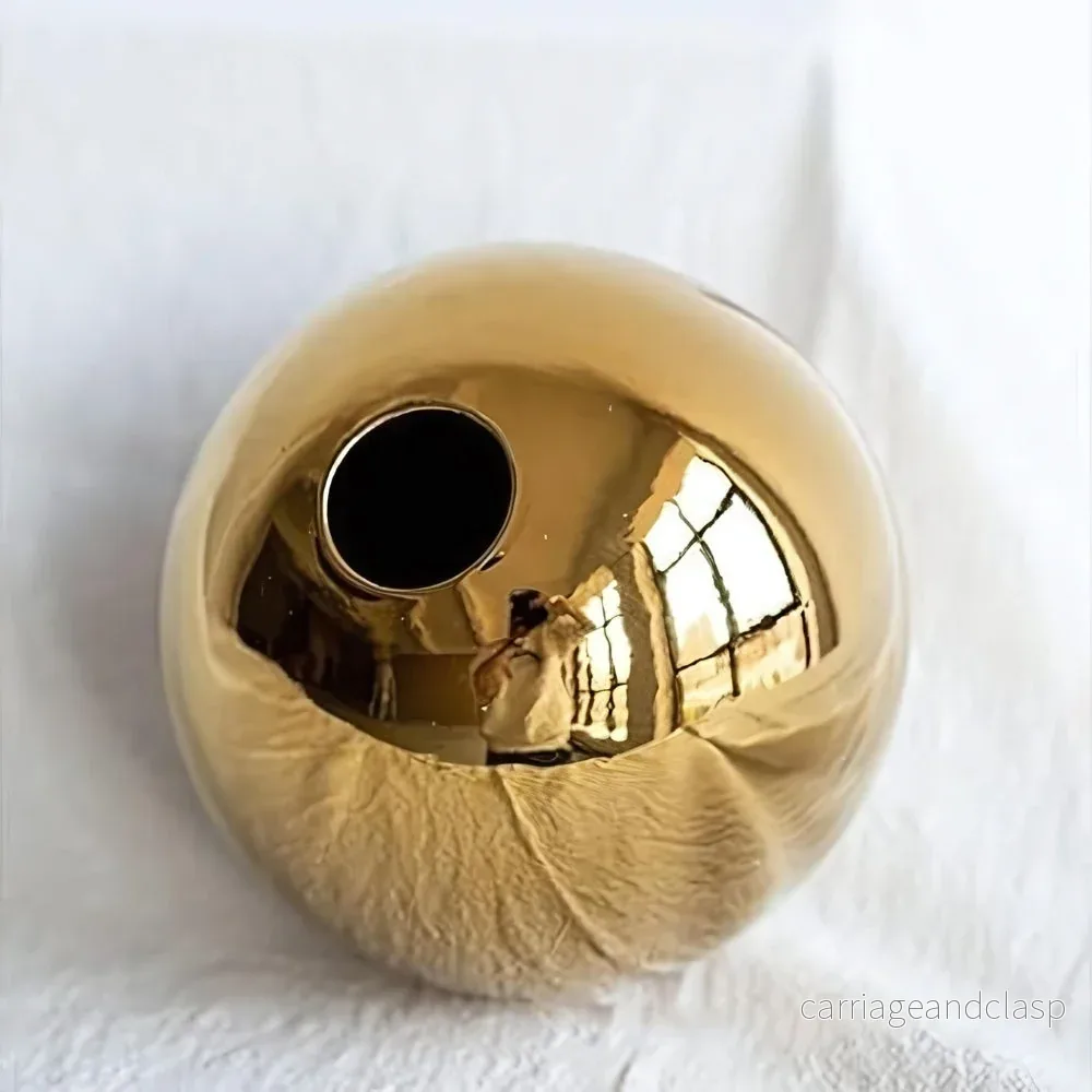 Opulent Golden Ball Vase Collection | Veska - Bild 2