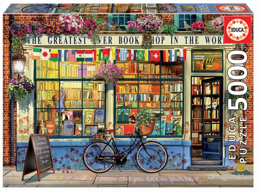 Educa® - Greatest Bookshop in the World Pussel 5000 bitar - Bild 3
