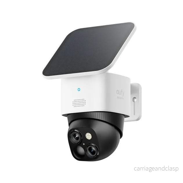 Eufy SoloCam S340 WiFi-kamera med PTZ och dubbel lins + Solar