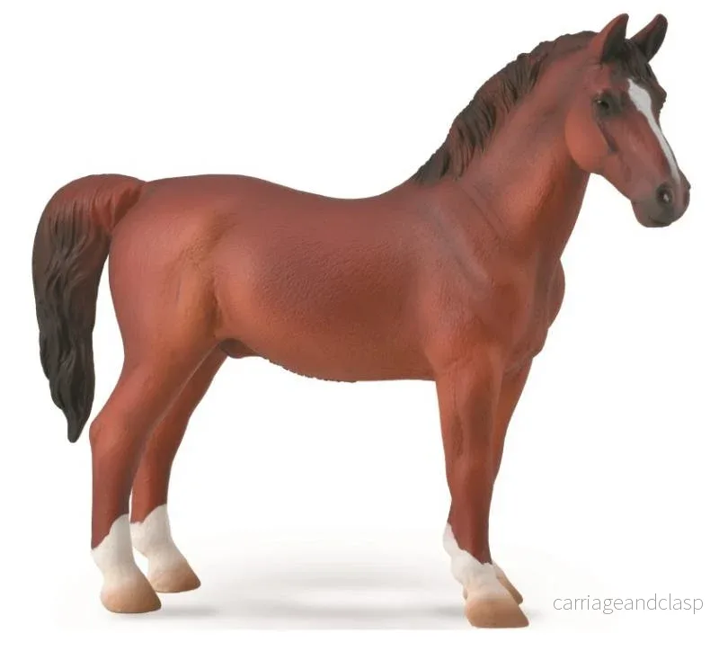 CollectA - Hackneyhäst (Hackney horse) hingst fux