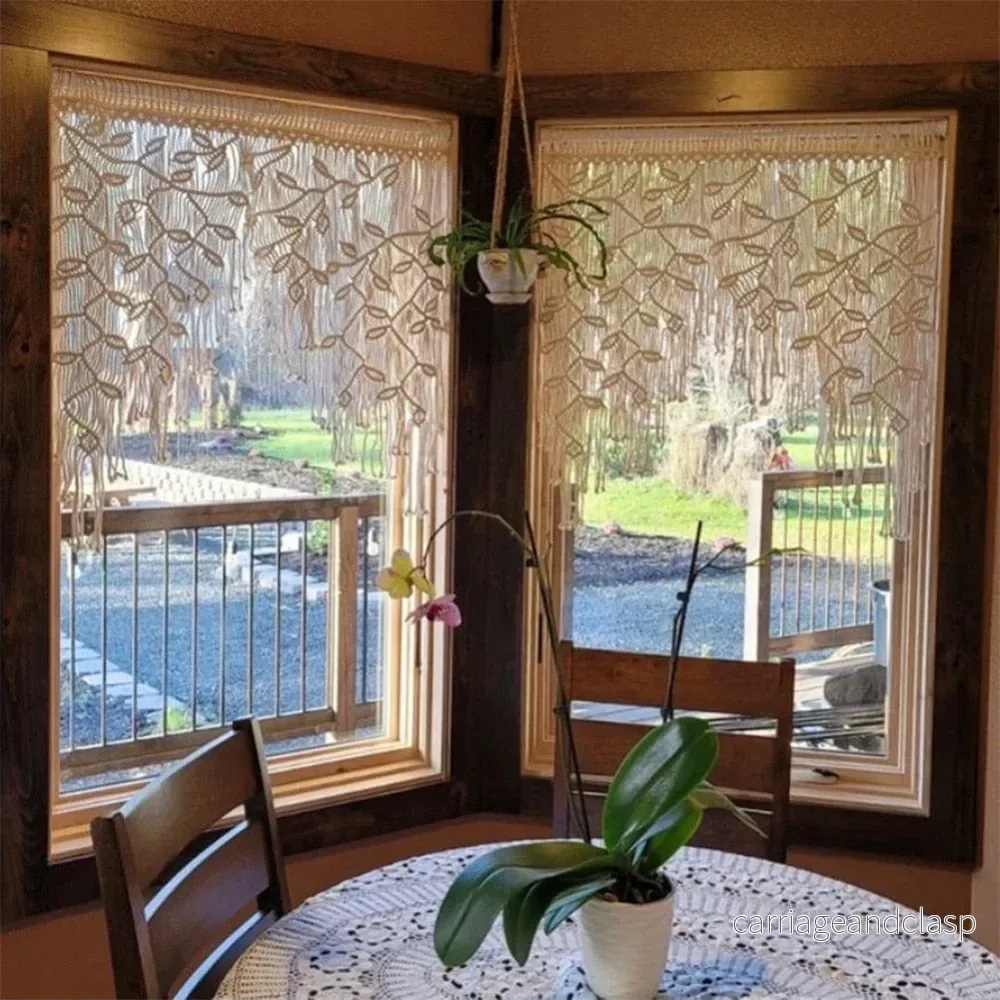 Macrame Leaf Gardin | Veska - Bild 3