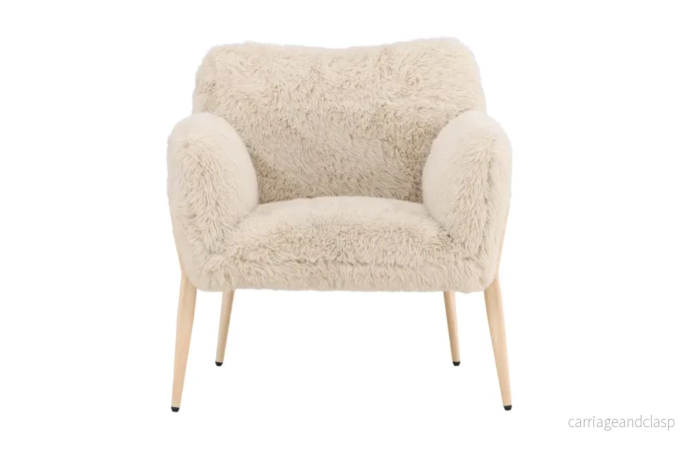 Zenzi Fåtölj Beige - Bild 3