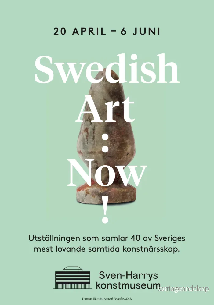 Utställningsposter till ”Swedish Art: Now!”