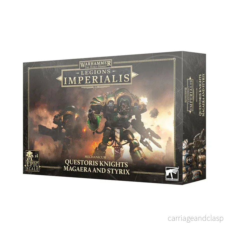 Warhammer: Horus Heresy - Legions Imperialis: Mechanicum - Questoris Knights Magaera and Styrix